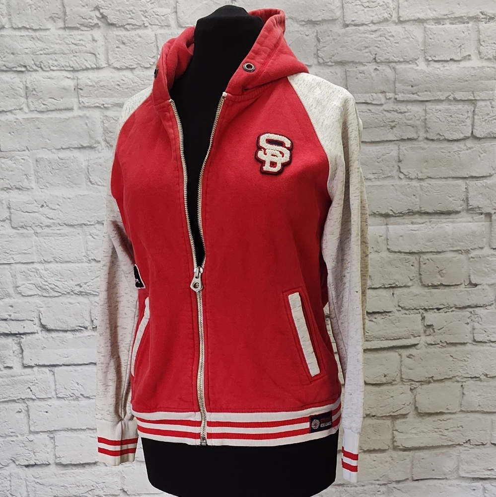 Superdry Red Hoodie Tiger Athletic Youth XL